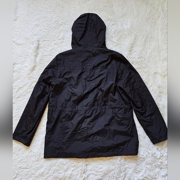 Free Country womens black winter jacket zip up hooded size L large - Picture 2 of 13